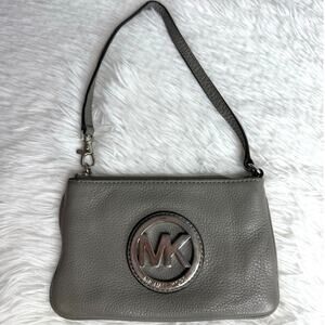Michael Kors Gray Wristlet
